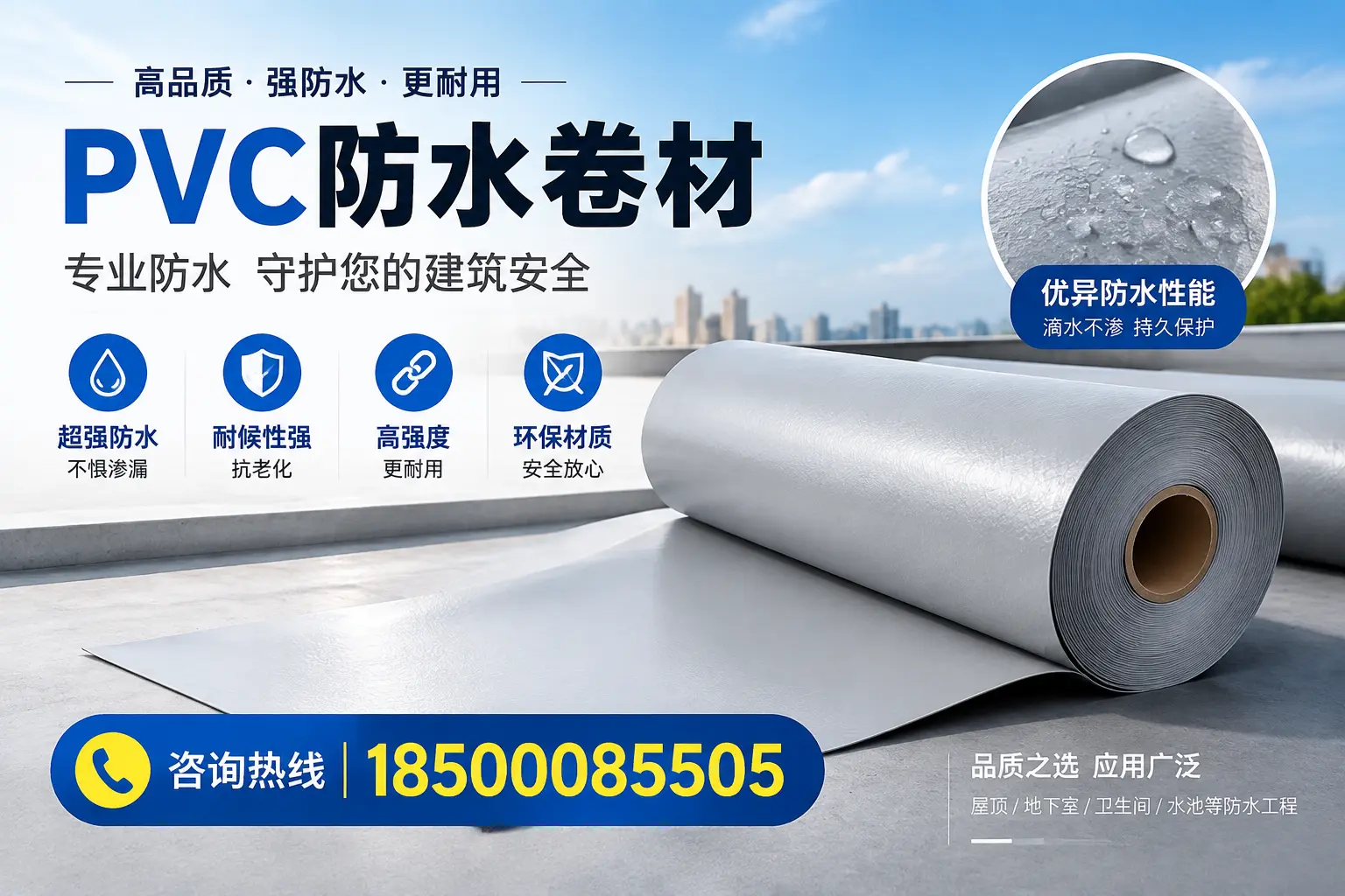 德宏地区pvc防水卷材的市场现状与发展趋势